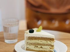 玄米茶奶油蛋糕-猫里有甜