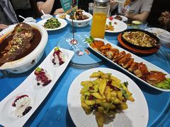 -二姐家三个拿手菜·北塘海鲜·大馅锅贴王(北辰店)