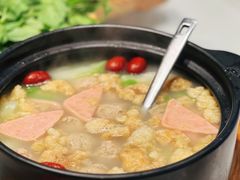 儿菜酥肉丸子汤-鸡毛店·川菜(文殊院店)