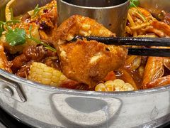 -秋波里爆蛋豆腐虾·清真(开元万达店)