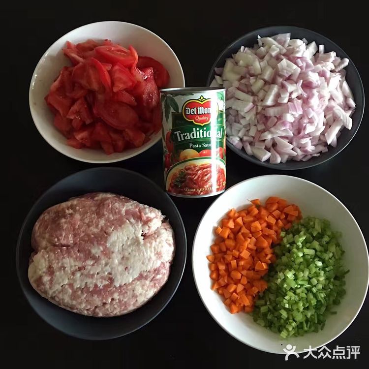 番茄蘑菇肉酱意大利面🇮🇹