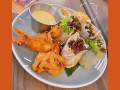 虎虾香芒米纸卷·榴莲汁-CHINCHIN 青青·泰国料理(万象食家店)