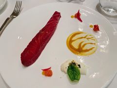 挪威烟熏三文鱼水晶黄瓜香槟奶油-福楼法餐厅FLO