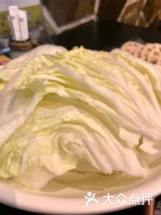 江小渔斑鱼火锅(鞍钢总院店)开心大白菜图片 - 第8张