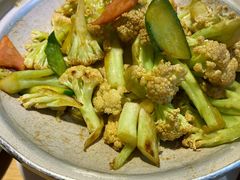 干锅有机菜花-吕氏疙瘩汤·海鲜新鲁菜(凯德mall新都心店)