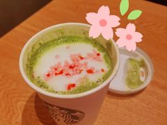 樱花草莓茶拿铁-星巴克(无锡大东方店)