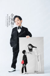 -时光纪亲子全家福照相馆(静安店母女写真父母纪念照)