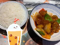 菠萝咕噜肉配白饭-大快活(丽丰店)