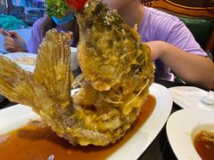 糖醋鲤鱼-老牌坊•鲁菜名店•地道济南菜(大观园商埠店)
