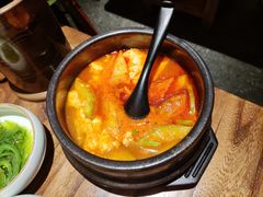 海鲜鲜豆腐汤-九田家黑牛烤肉料理(太阳宫广场店)