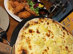 榴莲果肉披萨-机器人火炉披萨