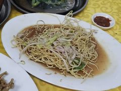 韭黄肉丝煎面-棠记大排档(海珠店)
