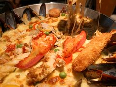 招牌芝士焗大虾海鲜饭-四季天方包子