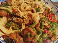 辣子鸡拉条子拌面-贺秦生陕面王(富力城店)