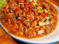 招牌蒜香牛肉-觅山云南菜(泊富ICITY店)