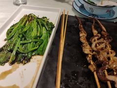 碳烤韭菜-阿楷·二十年烧烤宵夜·渔家小寨(达明店)
