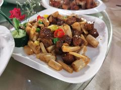 黑椒牛肉粒-康大鲤鱼门海鲜城·中餐厅