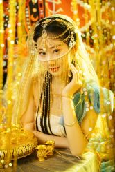-虞美人汉服摄影