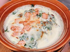 奶香鸡肉焗菠菜-萨莉亚意式餐厅(杭州滨江天街店)