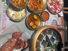 -草家酱蟹炭火烤肉店(珲春南路一店)