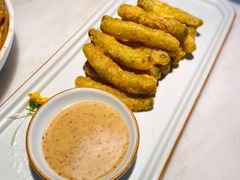 咸蛋黄四季豆-初蓉丨遇见新川菜(亲贤街荣耀店)