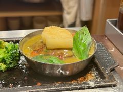 南洋青咖喱汉堡肉-肉肉大米(德基广场店)