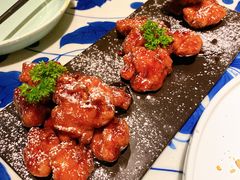 雪花糖醋里脊-绿茶餐厅(布吉万象汇店)