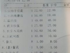 账单-东北农家小院(定西路店)