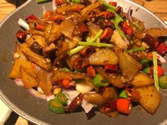 干锅土豆片-關東雪东北菜(中庚漫游城店)