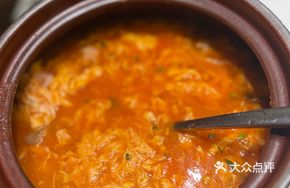 Tomato Shrimp Meatball Soup