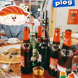 喝啤酒撸烤串小马扎姿势帅