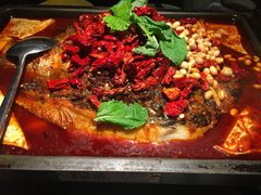 重庆豆花烤鱼-探鱼·鲜青椒爽麻烤鱼(领展购物广场店)