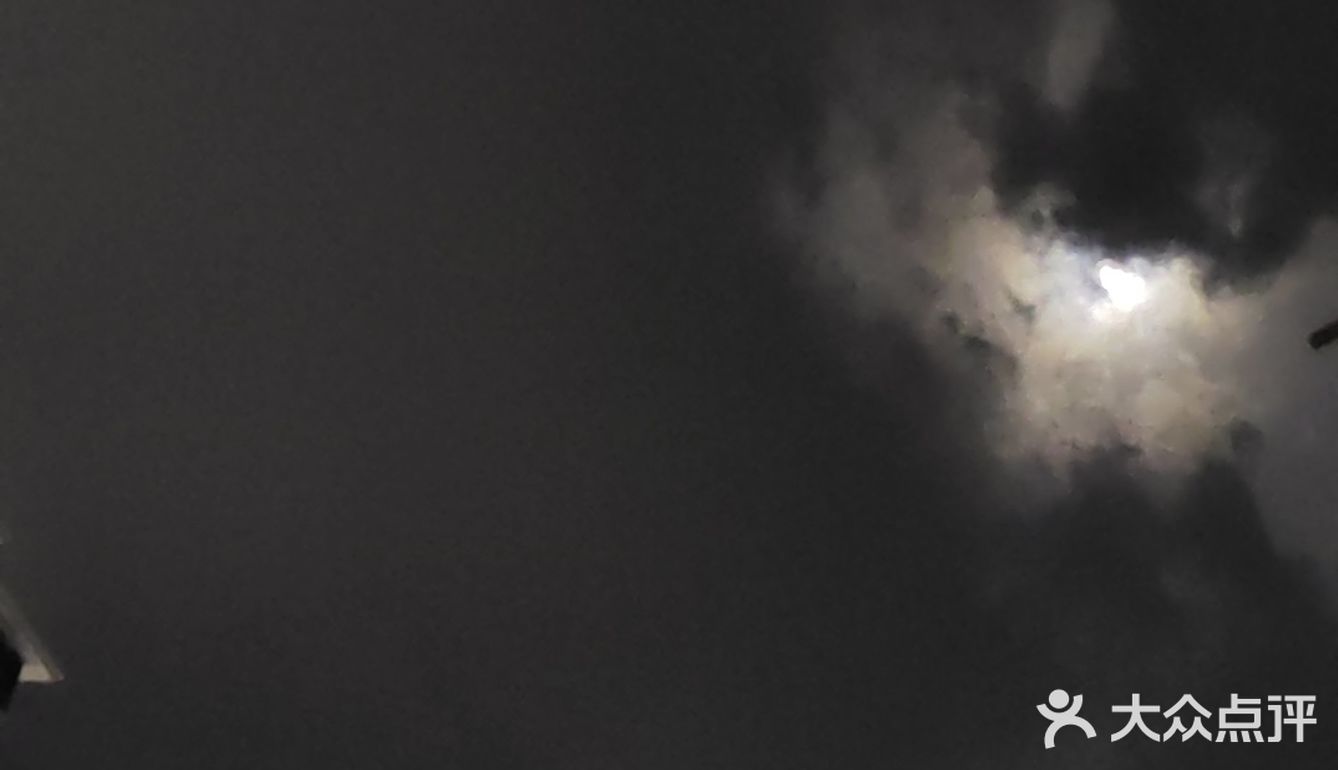 昨晚8月十五，云层有点厚