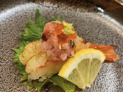 青蔥藍鰭吞拿魚配甜蝦壽司-Kitcho Izakaya 吉兆居酒屋
