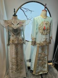 -懿沉香中式嫁衣礼服秀禾服龙凤褂马来褂旗袍总店