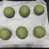 网红抹茶麻薯面包
