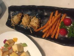 千丝万缕虾拼红薯条-绿茵阁(体育西分店)