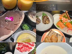 -海上明月海鲜火锅 鲜切牛肉