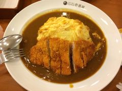 炸猪排咖喱蛋包饭-COCO壱番屋(北京平安国际金融中心店)