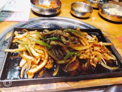 铁板鱿鱼须-老炉家木炭烤肉(长江国际店)