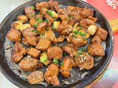 铁盘烤梅肉-船歌·鱼水饺青岛菜(金狮广场店)