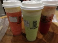 奶酪红草莓-LELECHA乐乐茶(上海五角场万达广场店)