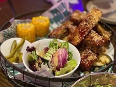 BBQ美式碳烤猪肋排-疯克大象美式烤肉餐厅