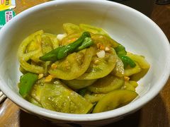 青椒炒青番茄-肖记公安牛肉鱼杂馆· 省级非物质文化遗产(仁和路店)