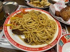 黑椒牛柳炒意面-孖记茶档·热腾茶餐(江南西plus店)