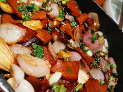 铁盘香煎黑牛肝菌-云海肴·汽锅鸡·云南菜(高德置地店)