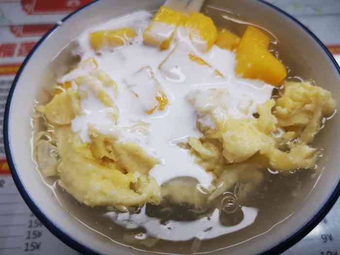 兰芳园榴莲糖水(东华西店)-"#紫米椰子芋圆糖水真的好棒结合了所有我