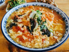 西红柿木耳鸡蛋面-竹青胶东摔面(黄岛开发区店)