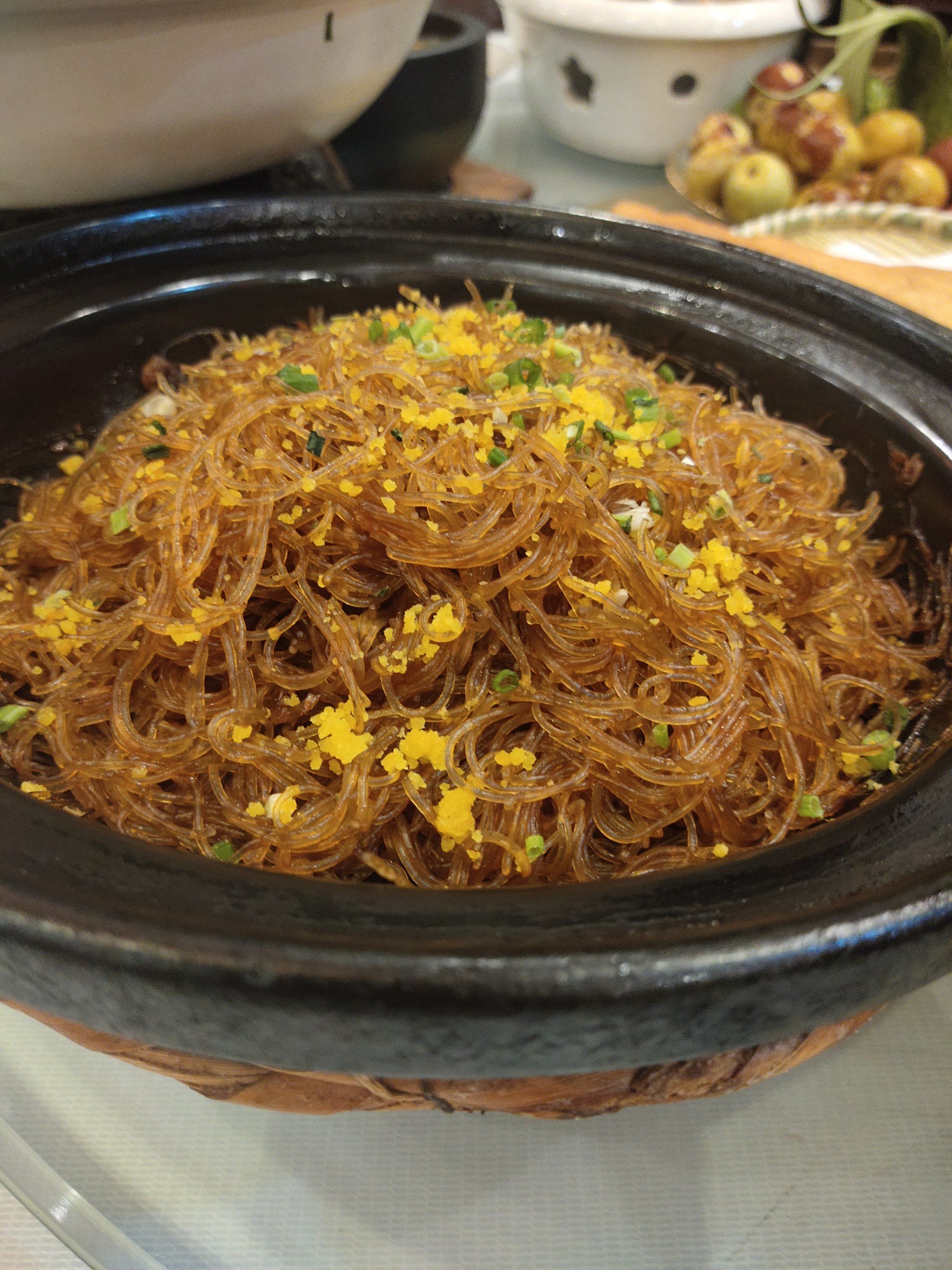 梁记粥铺海皇干捞粉丝没有汤没有芡,粉丝口