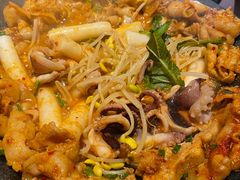 铁板章鱼五花肉-春熙台韩国料理·章鱼肥牛(西丽店)
